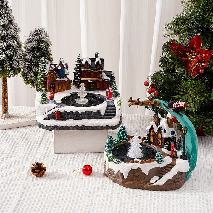Christmas Village with Lighting