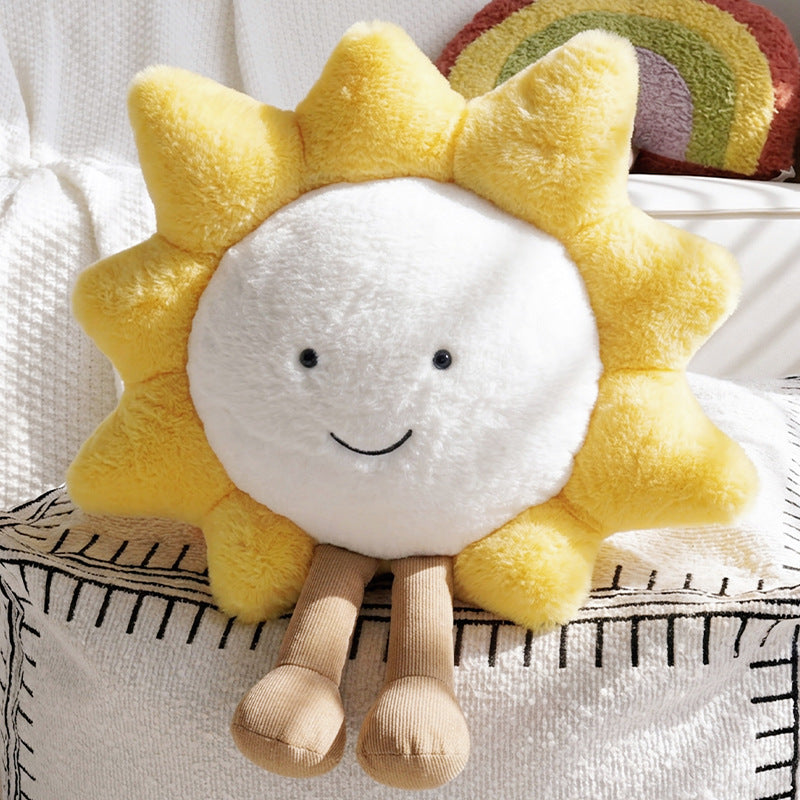 Decorative Plush Banana-Shaped Cushion