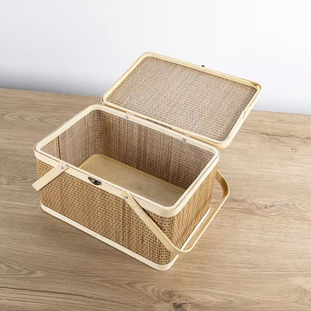 Practical Storage Basket Made of Rattan