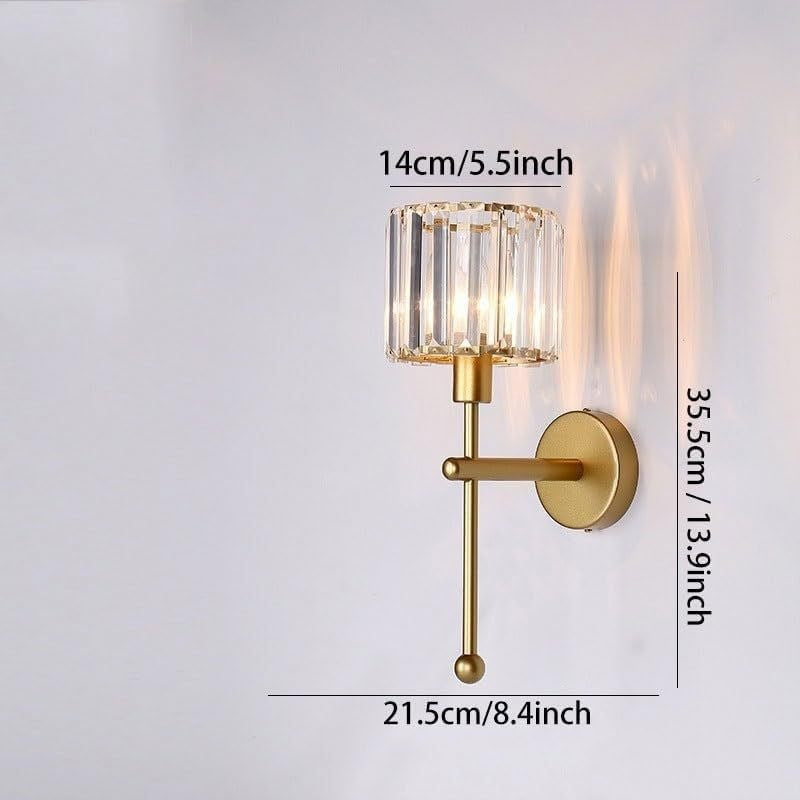 Elegant Crystal Wall Light
