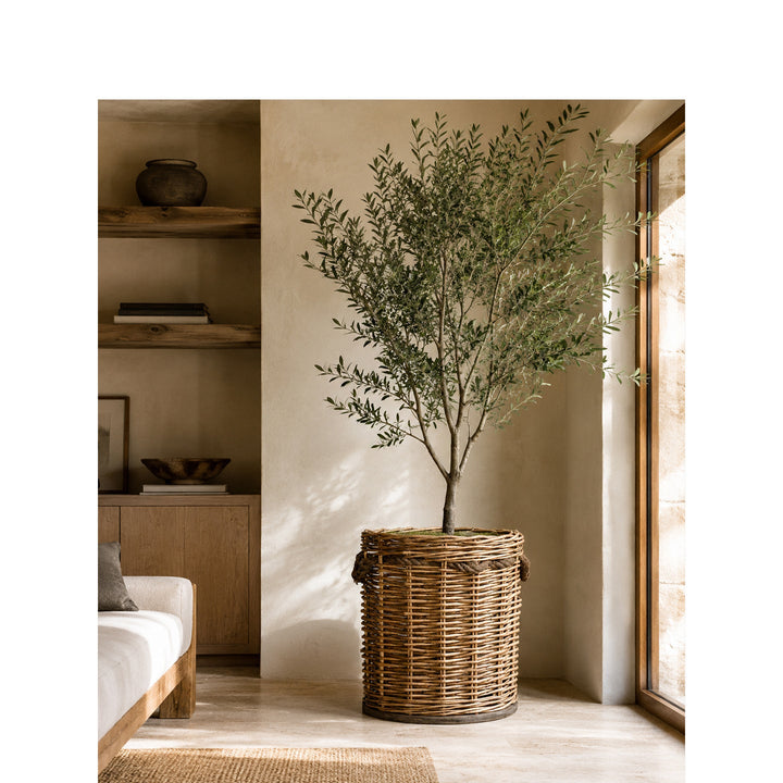 High-quality storage basket made of willow