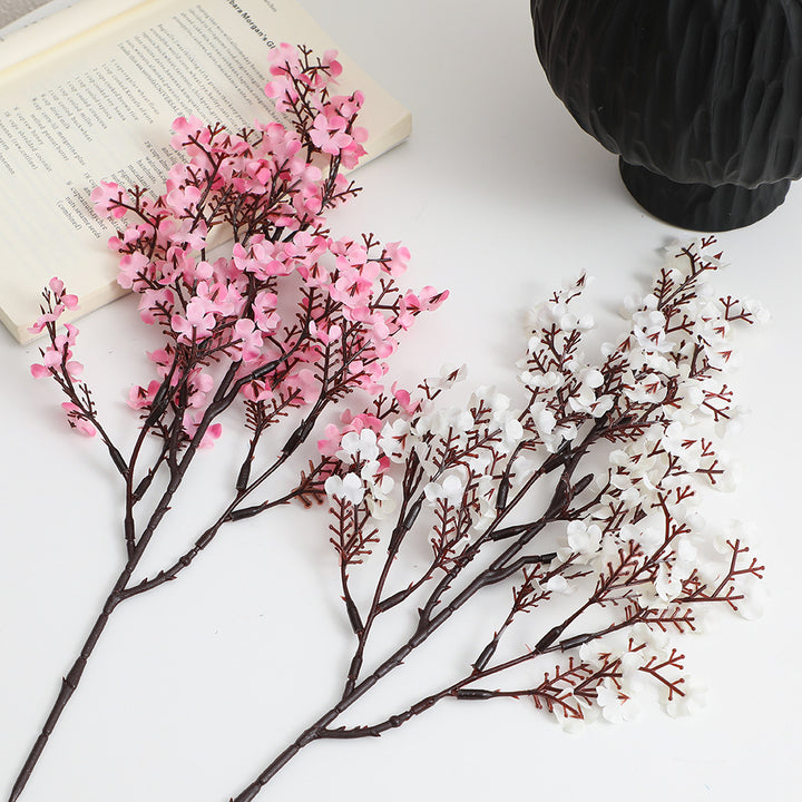 Decorative artificial flower branch