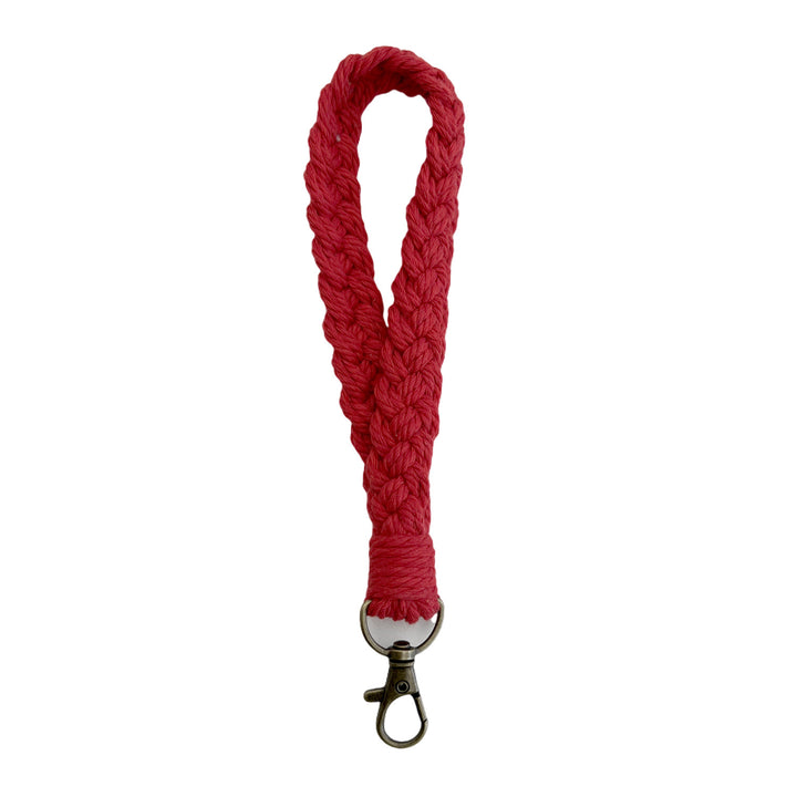 Braided Rope Keychain Holder