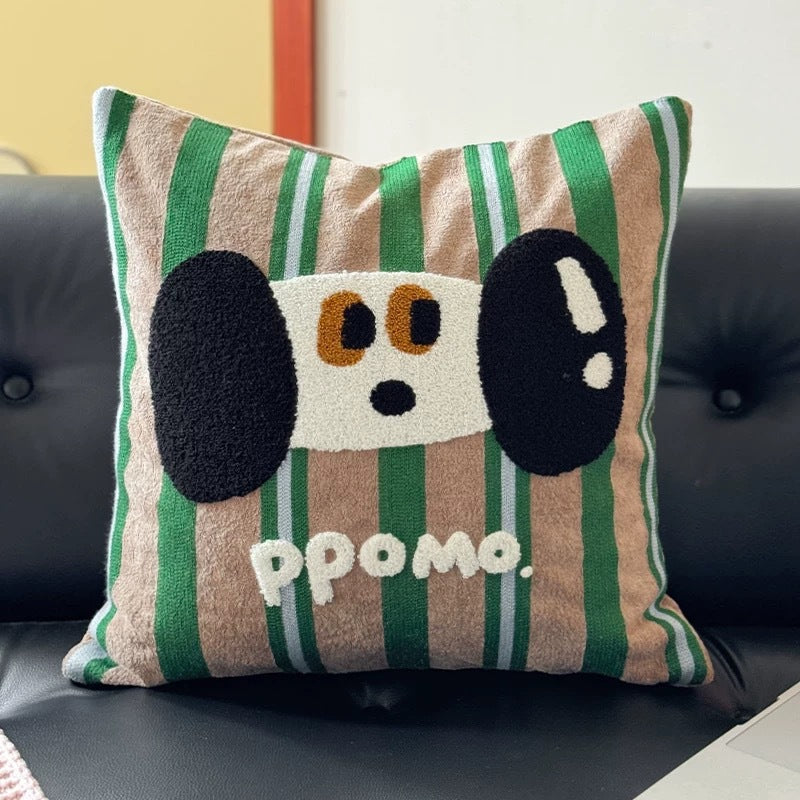 Playful Fruit-Themed Throw Pillow