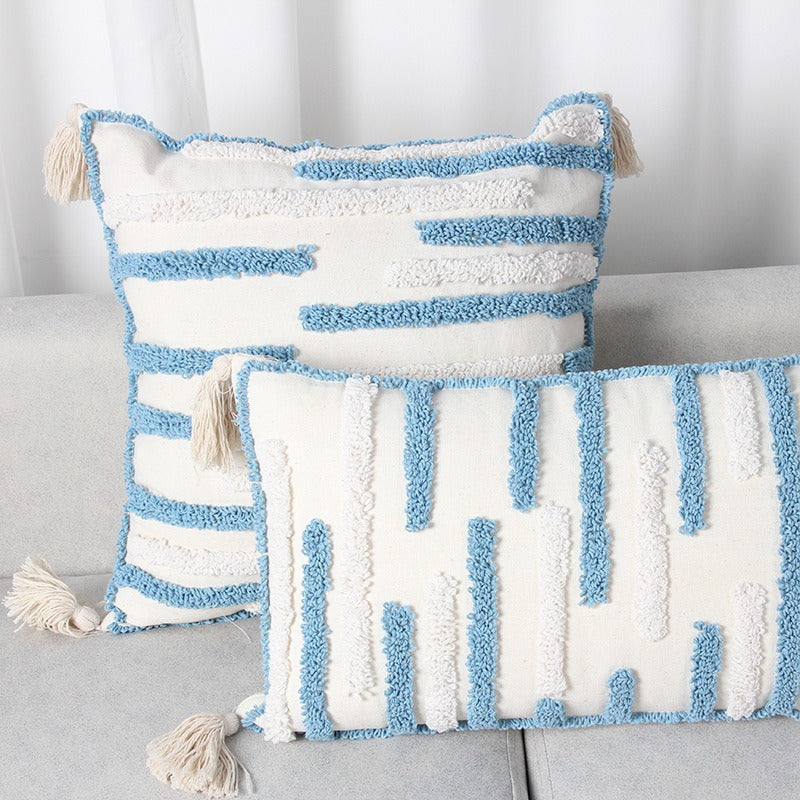 Textured Woven Throw Pillow
