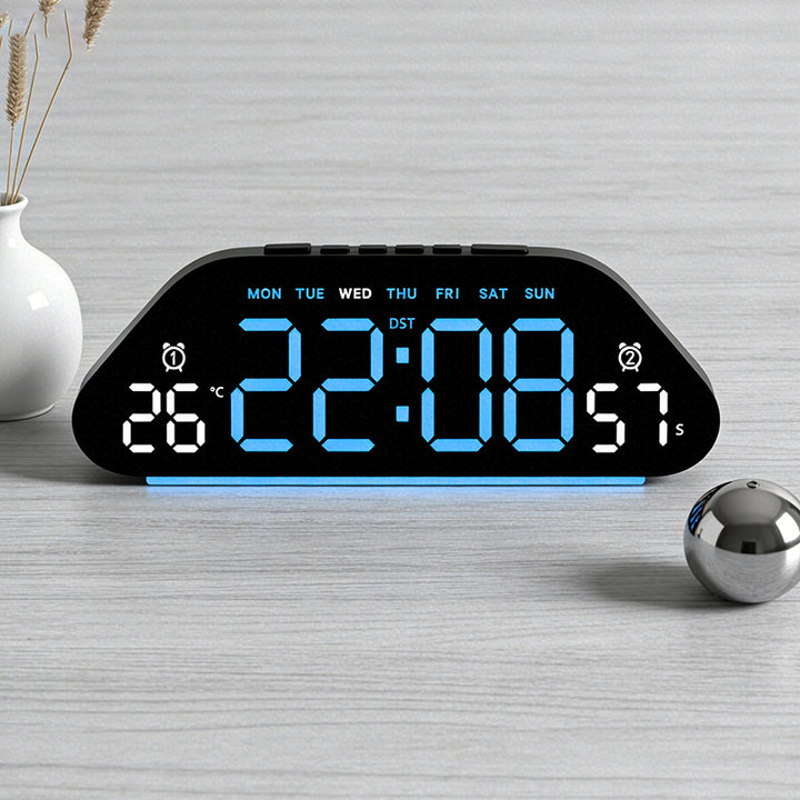 Digital Multifunctional Alarm Clock with Temperature and Date Display