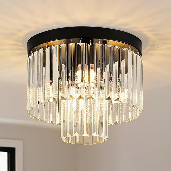Modern Crystal Ceiling Light Flush Mount