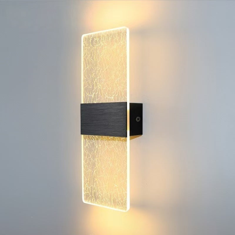 Artistic wall light fixture