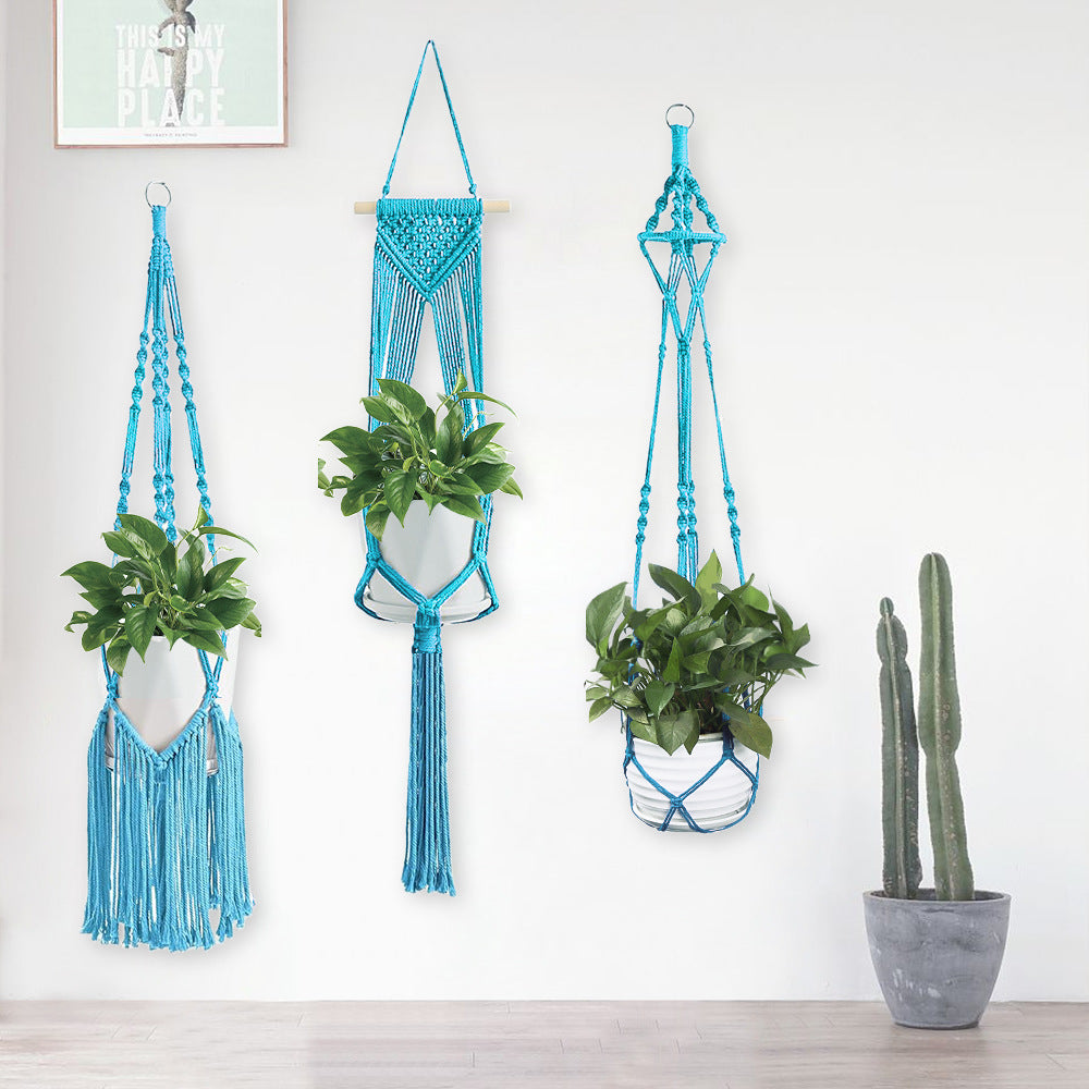 Macrame Plant Hanger Set