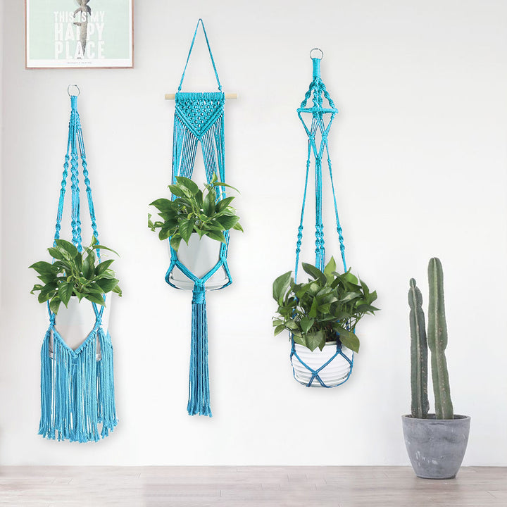 Macrame Plant Hanger Set