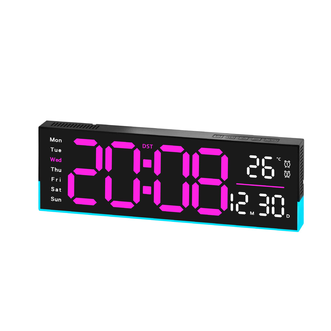 Digital Multifuntion Alarm Clock with LED Display