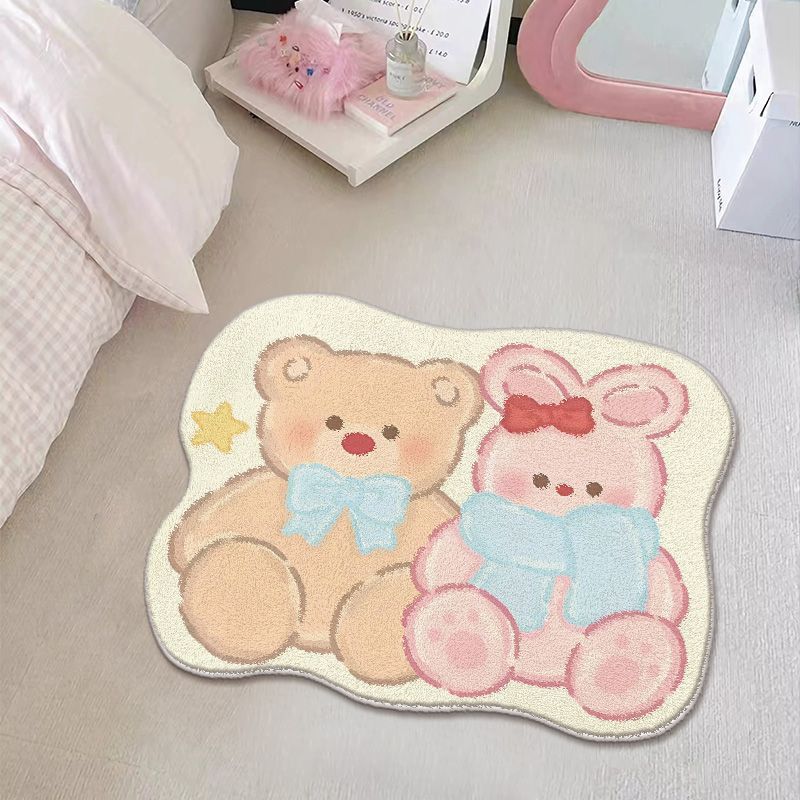 Adorable Cartoon Bear Area Rug