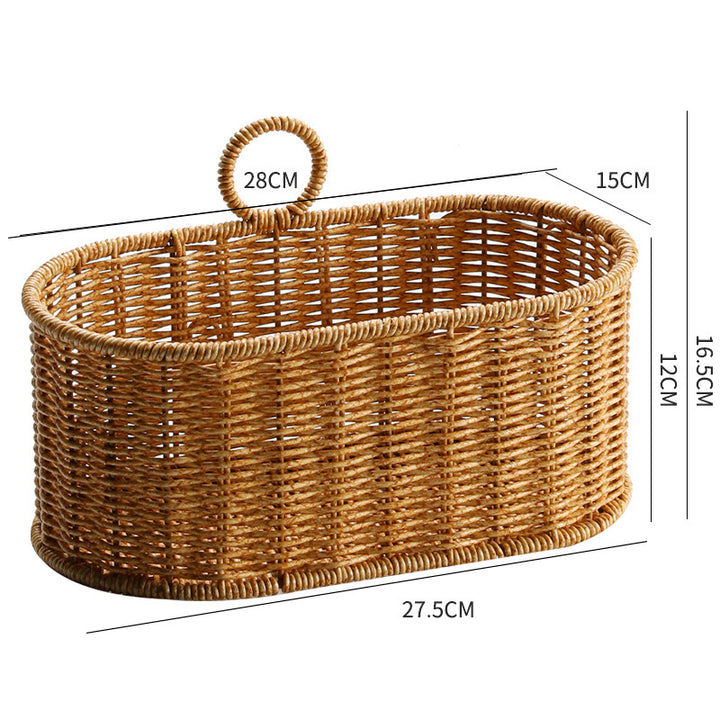 Decorative Handwoven Storage Basket