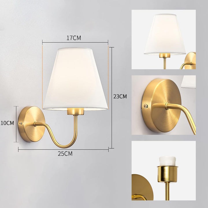 Modern remote control wall lamp