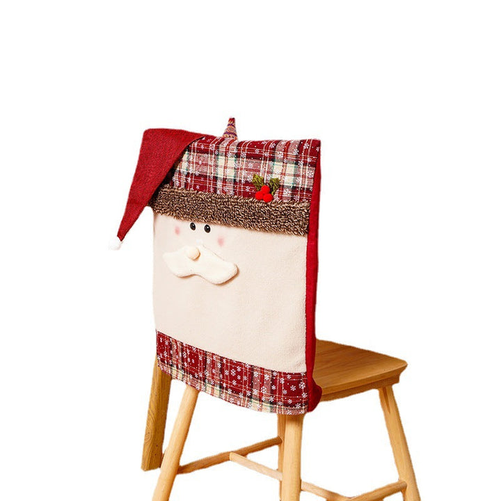 Festive snowman chair cover