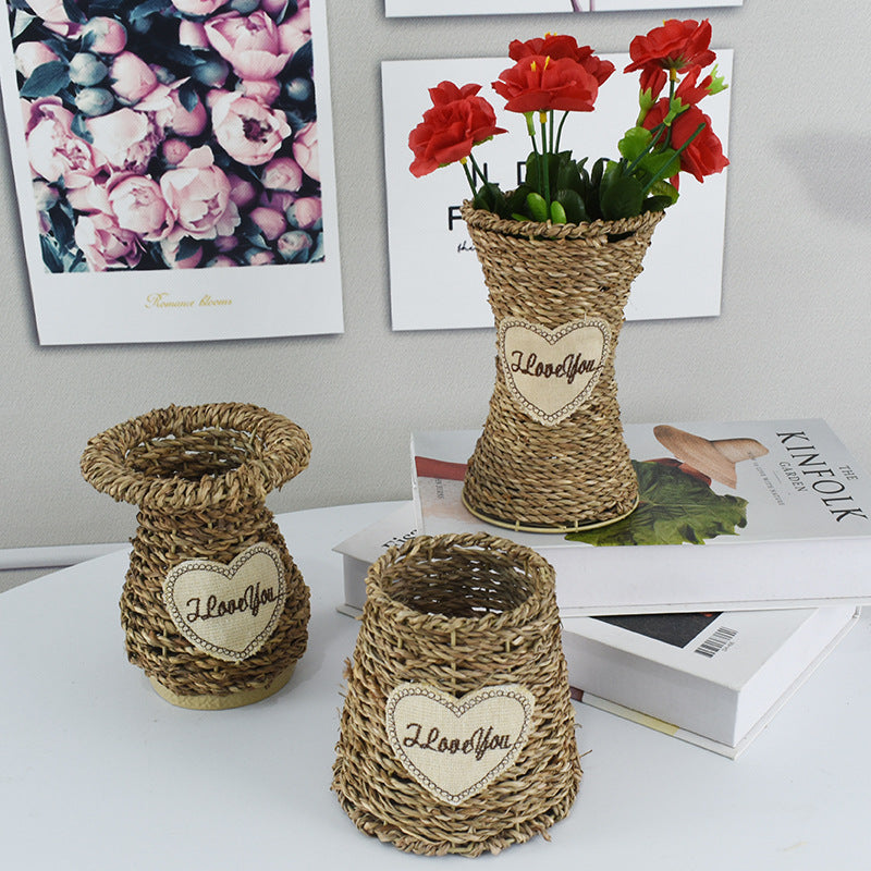 Handcrafted Natural Woven Storage Basket