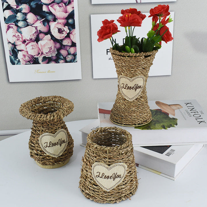 Handcrafted Natural Woven Storage Basket