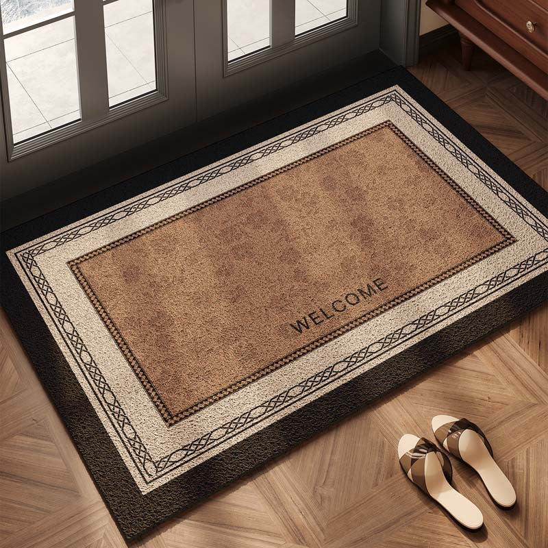 Checkerboard Pattern Welcome Mat Avarnia