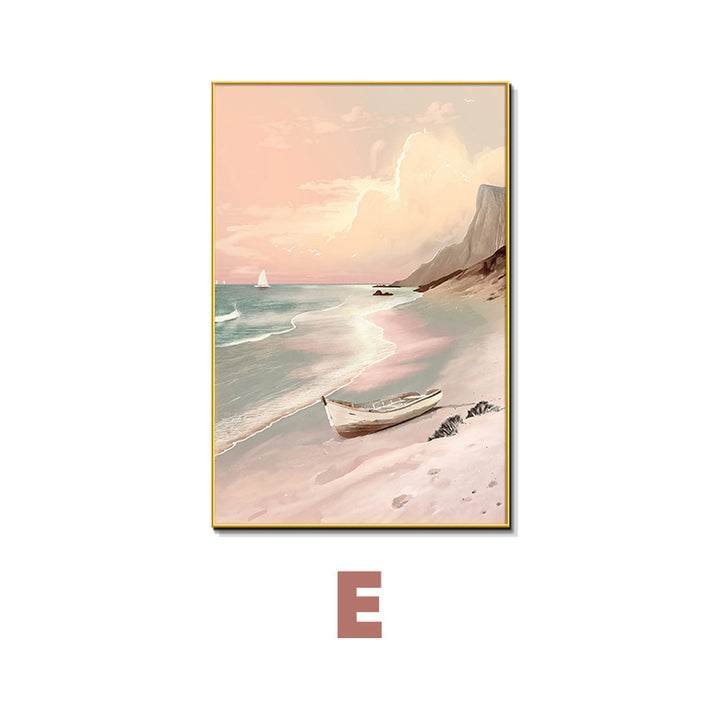 Beach Sunset Themed Canvas Wall Art