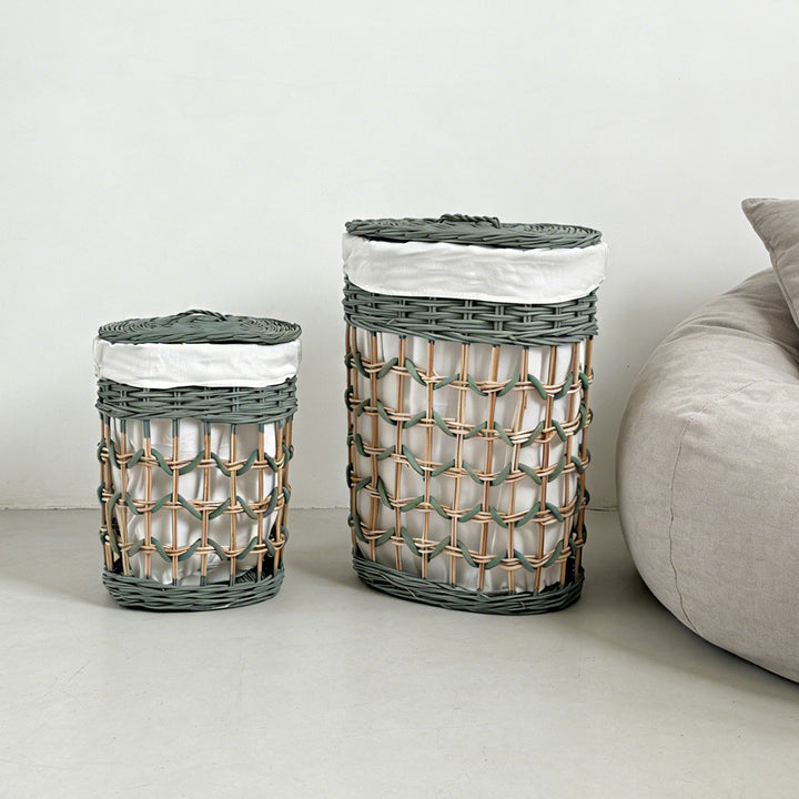 Mood-enhancing laundry basket