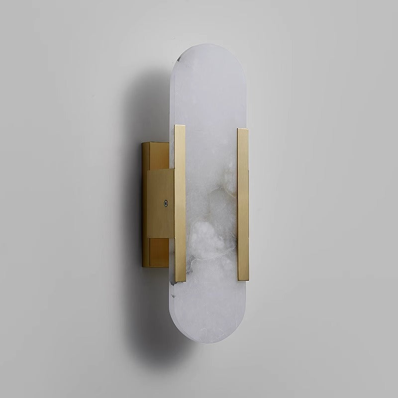 Contemporary glass wall light