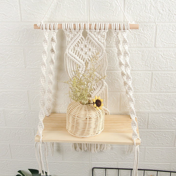 Decorative Macramé Swing Shelf