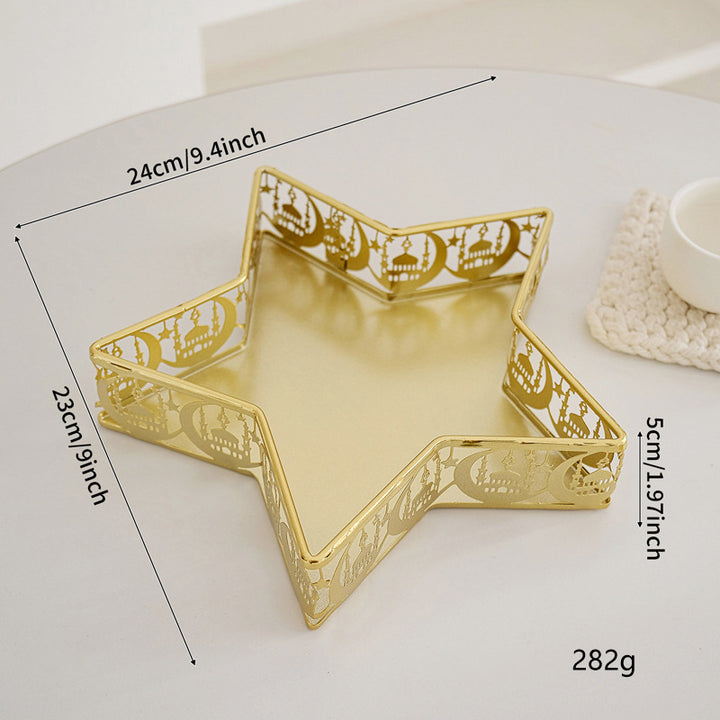 Elegant metal candle holder