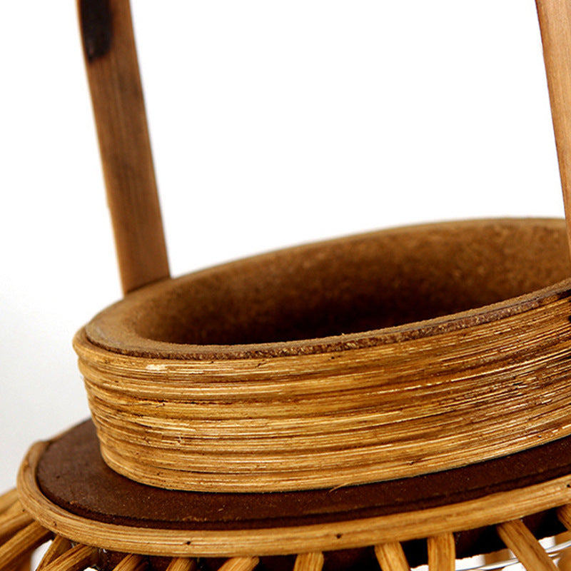 Elegant Handmade Lantern Made of Natural Materials