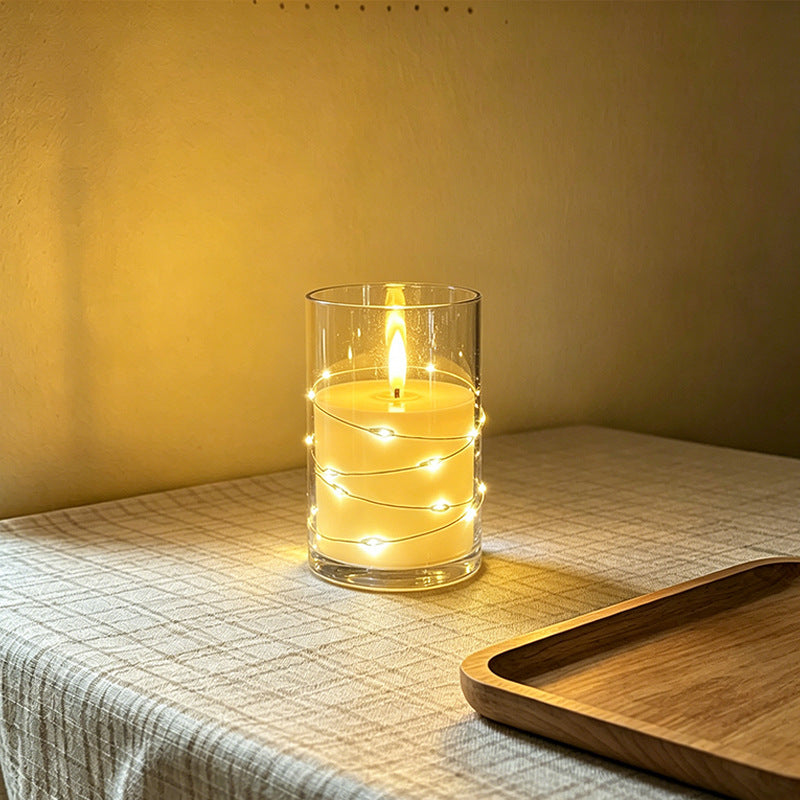 LED Scented Candle with Flame Effect