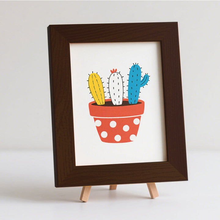 Decorative Cactus Art Print Frame