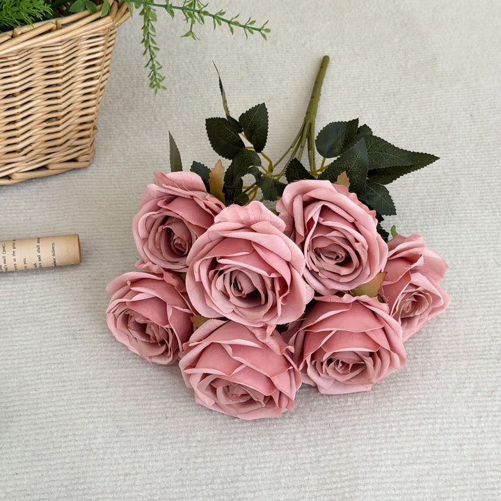 Realistic Rose Bouquet for Home Display
