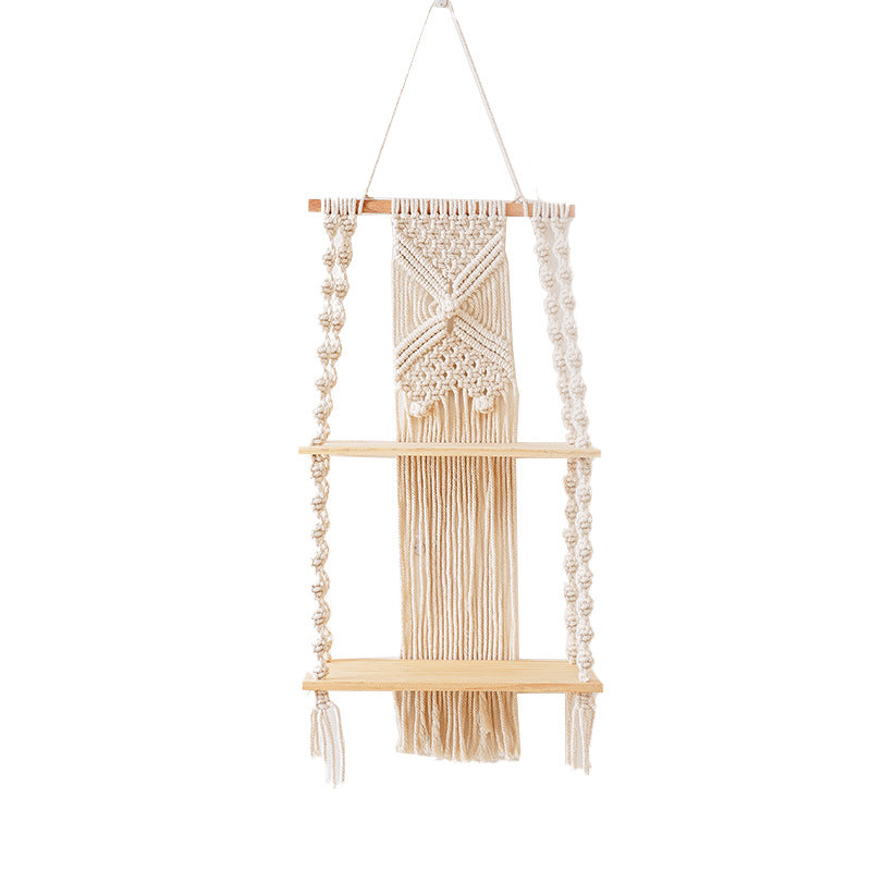 Decorative Macramé Wall Shelf