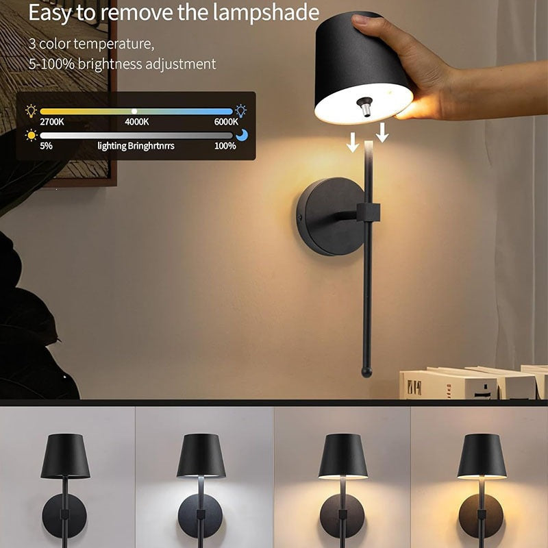 Stylish minimalist wall lamp