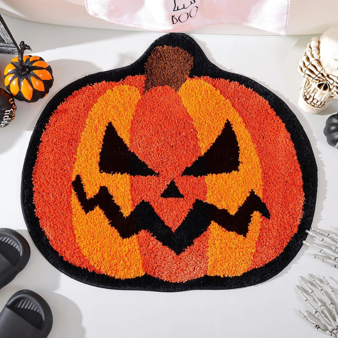 Halloween-Themed Ghost Bath Mat