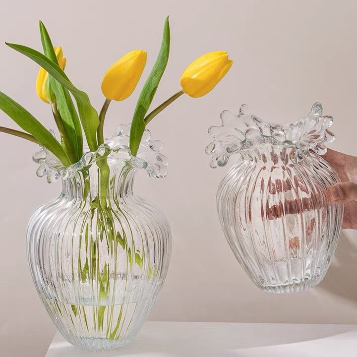 Decorative Glass Vase for Interior Styling
