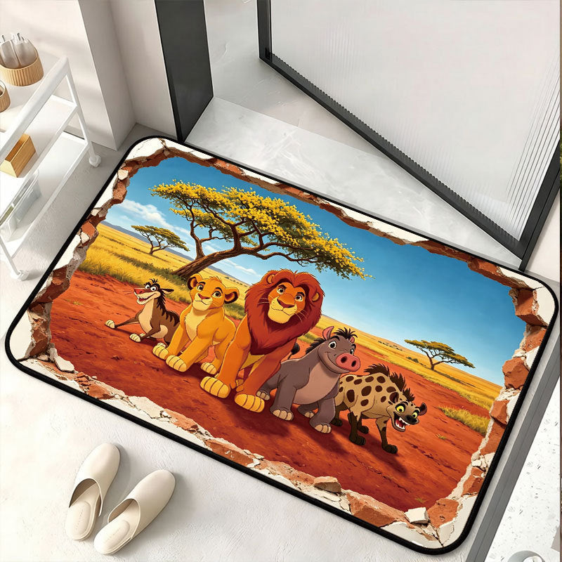 Cartoon Character Decorative Mat for Home