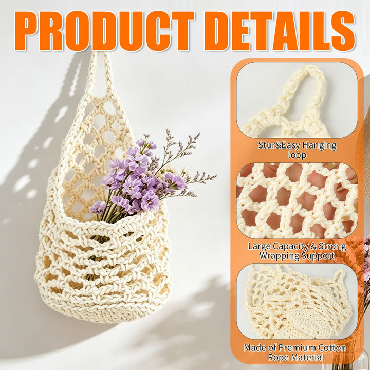 Macrame Flower Basket