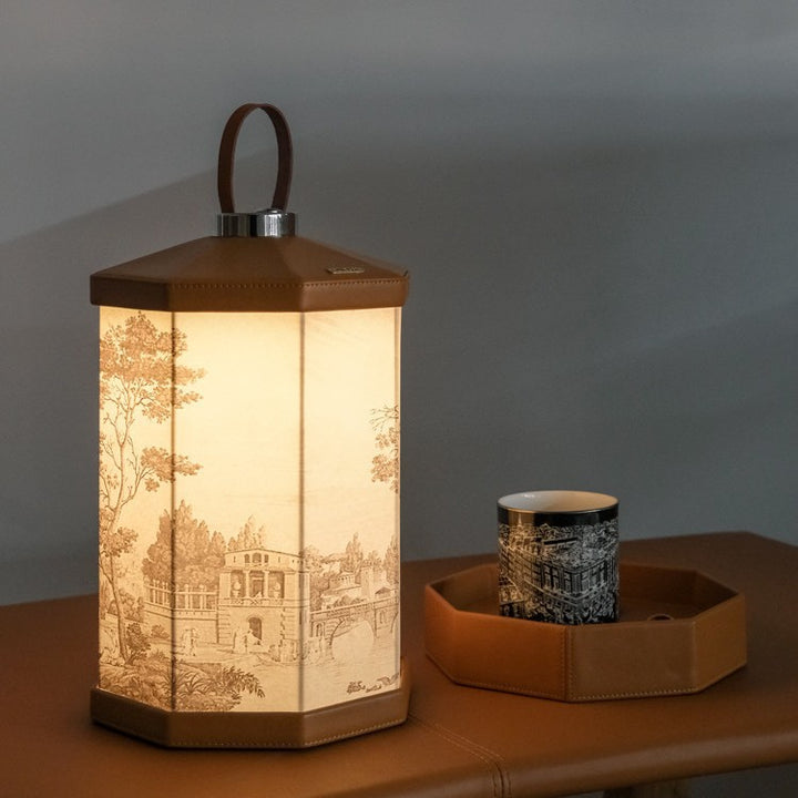 Portable decorative lantern
