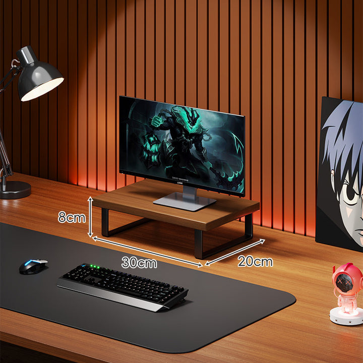 Solid Wood Monitor Riser Shelf