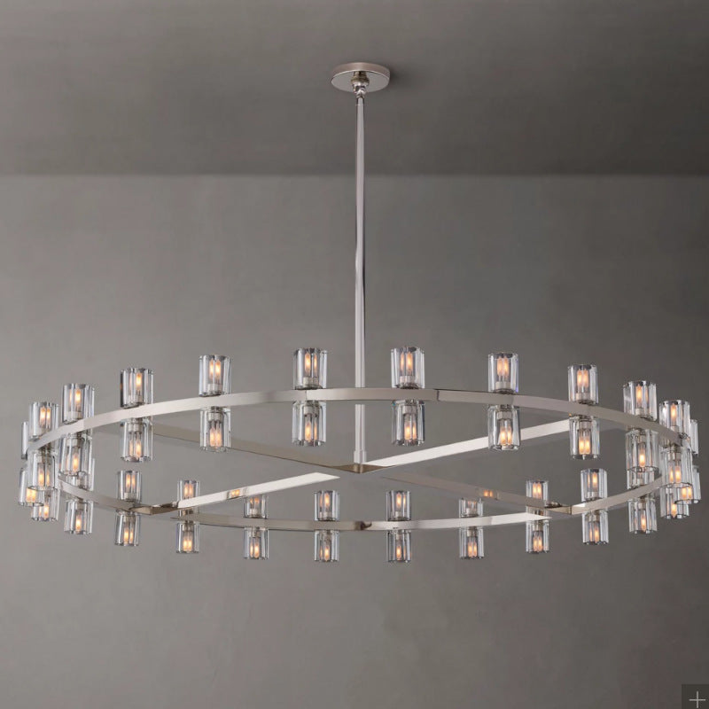 Modern Crystal Circle Light
