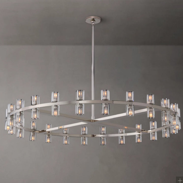 Modern Crystal Circle Light