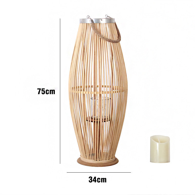 Elegant Rattan Lantern