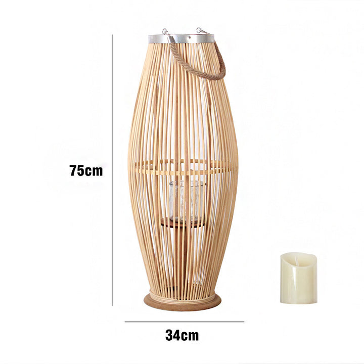 Elegant Rattan Lantern