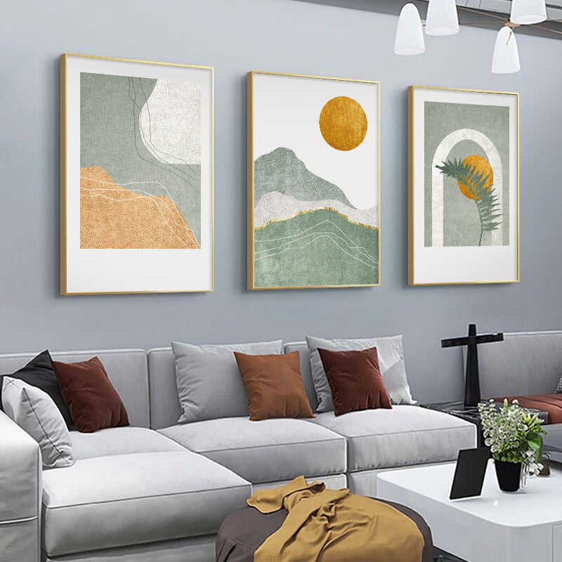 Framed Abstract Landscape Art Print