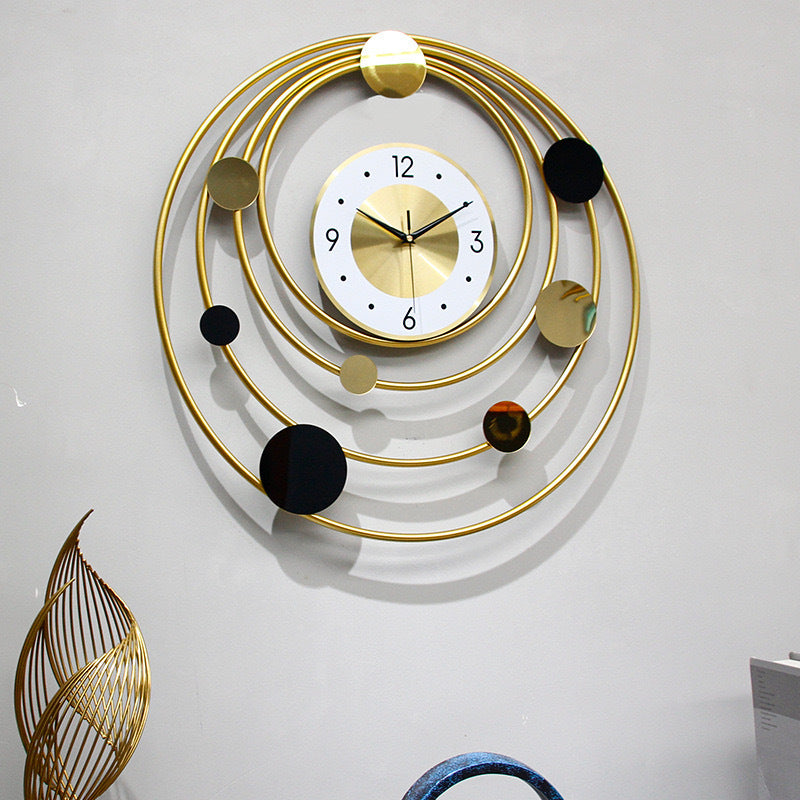 Modern Planetary Wall Clock