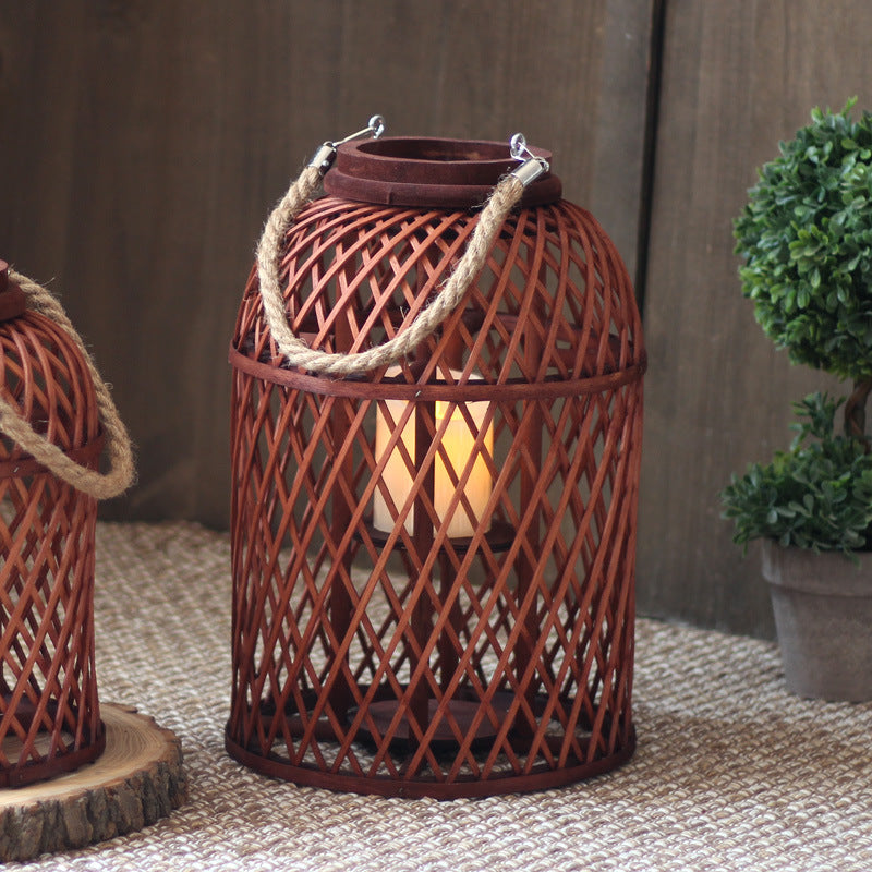 Handcrafted Rattan Lamp