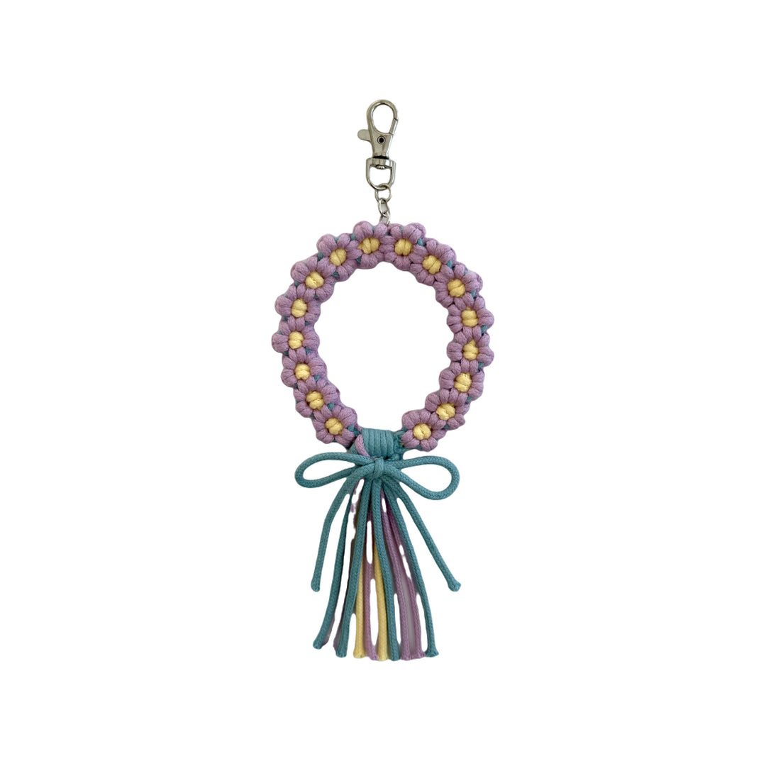 Decorative Macrame Keychain Holder