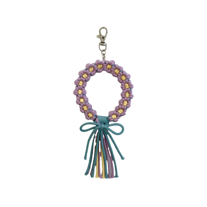 Decorative Macrame Keychain Holder