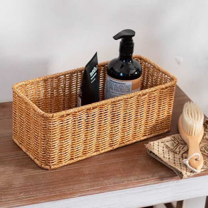 Rectangular Handwoven Storage Basket