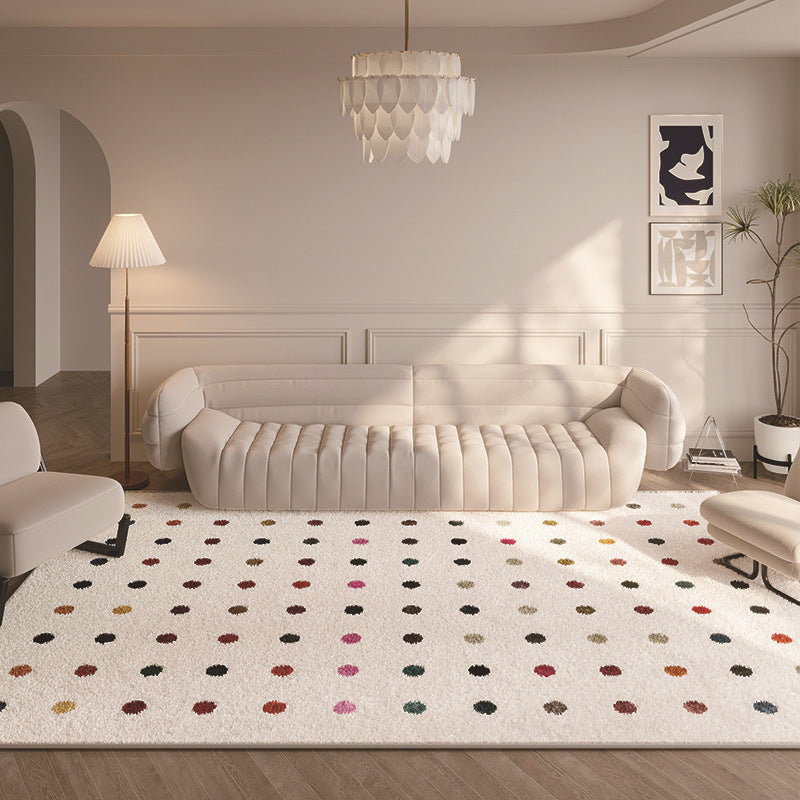 Artistic Polka Dot Area Rug for Home Decor